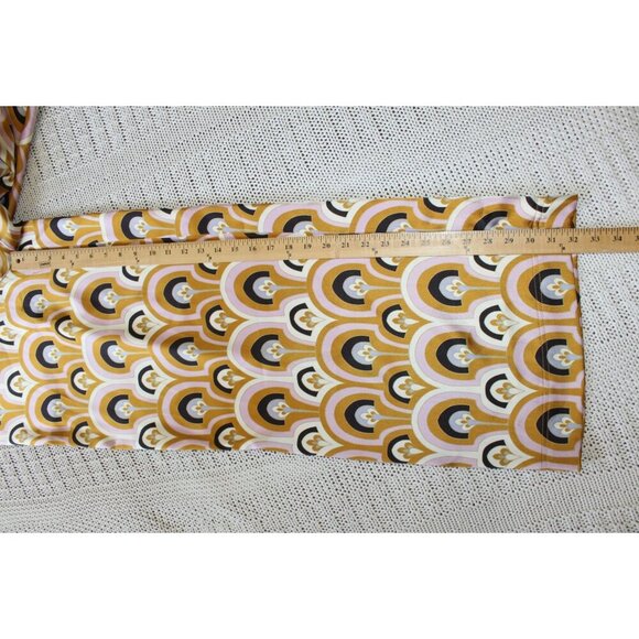 NWT House of Harlow Palazzo Pants & Top Set Satin Wide Leg Size M Golden Rainbow - Picture 5 of 13